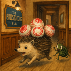 The Bluestocking: it's the season of mulled wine, conversations about pineapple and, of course, gerbils. Confused? You will be...