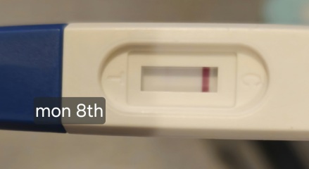 Line eyes or pregnant?