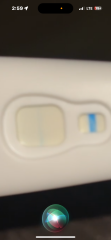 Has anyone got this thin blue line on clear-blue and was pregnant?