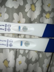 Am i pregnant or is the clear blue an evaporation line?!