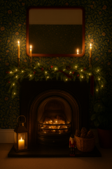 Do you have a beautiful, full, sumptuous, bushy garland for your mantlepiece? If so, where did you get it? Pics welcome!