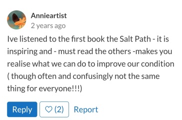 Thread 20 : To feel disappointed after reading this in The Observer about the author and her husband from The Salt Path book and film?