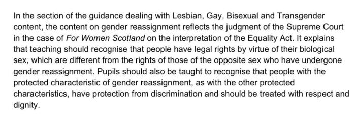Brigitte Phillipson blocking EHRC guidance