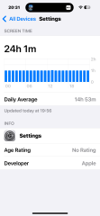 Iphone screen time