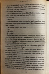 Lovely bones - missing page!