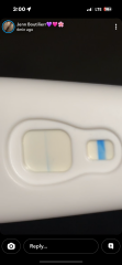 Has anyone got this thin blue line on clear-blue and was pregnant?