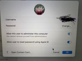 Apple Mac Laptop Admin