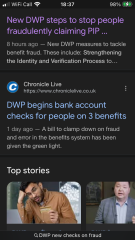 To suggest that all the people who know people who are definitely faking disability for benefits should report them.