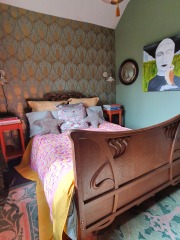 Green Lounge Paint