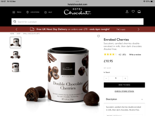 Does being sober include alcoholic chocolate?