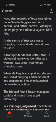 NHS Fife tries to silence nurse - Sandie Peggie vs NHS Fife Health Board and Dr Beth Upton - thread #56