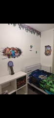 Made grandson his own room  pictures  included
