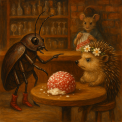 The Bluestocking: it's the season of mulled wine, conversations about pineapple and, of course, gerbils. Confused? You will be...