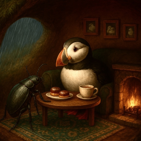 The Bluestocking - your local women's pub, warm, friendly, and not at all unusual in any way.