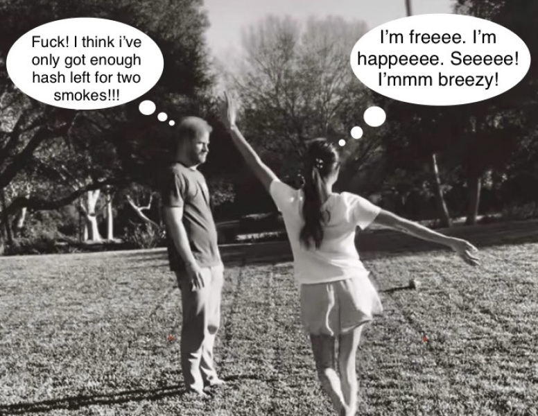 Meghan and Harry dancing