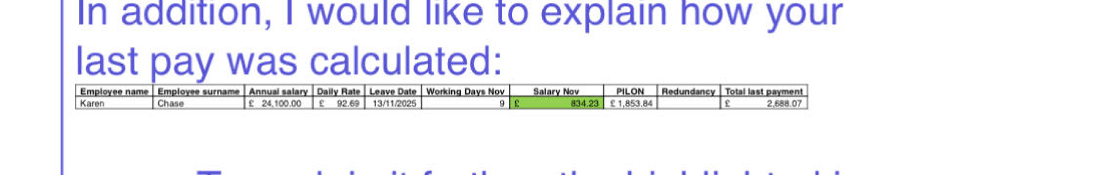 Redundancy questions