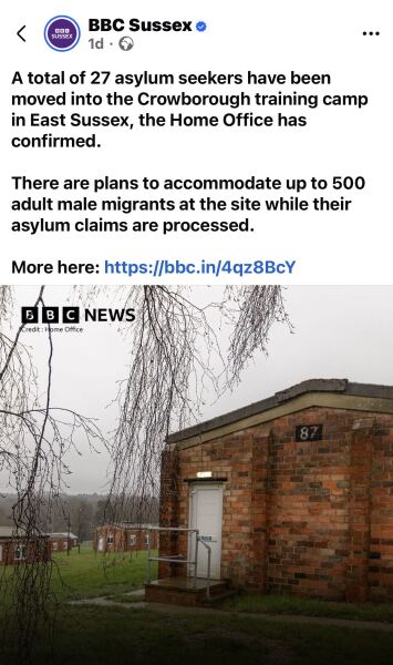My doctor was late to my appointment because he had been at the local country hotel full of asylum seekers...