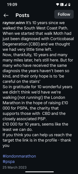 Thread 21 : To feel disappointed - and now disgusted too - after reading this in The Observer about the author and her husband from The Salt Path book and film?