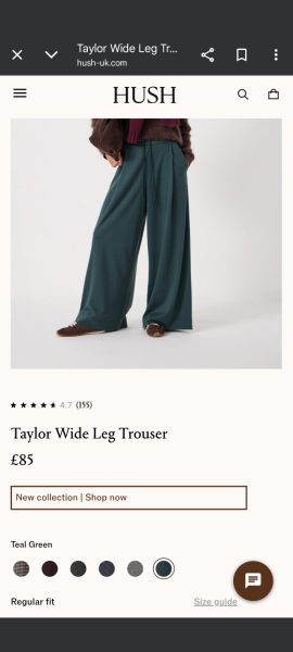 Jersey palazzo trousers - not black