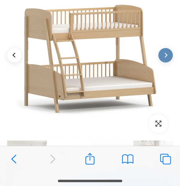 Bunk beds for 1 and 4 year old?