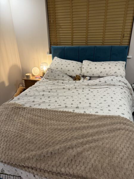 To ask how you’d decorate your bedroom around this bed?