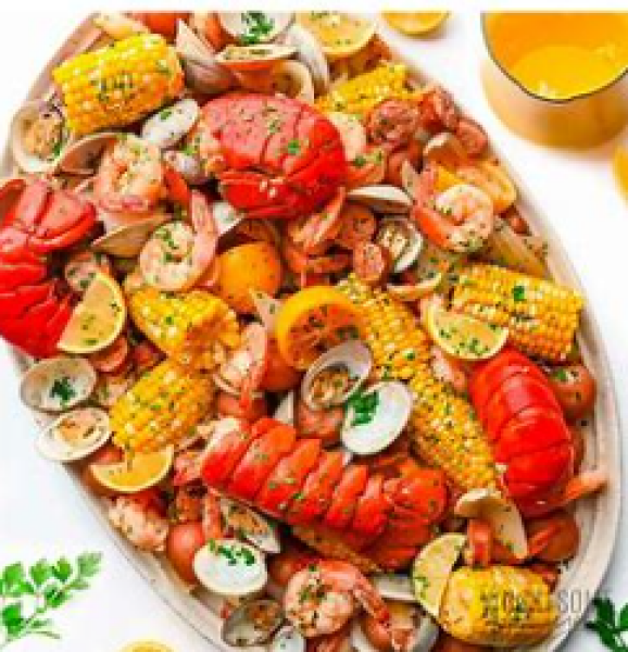 Lighthearted. Dd would like "an array of seafood"