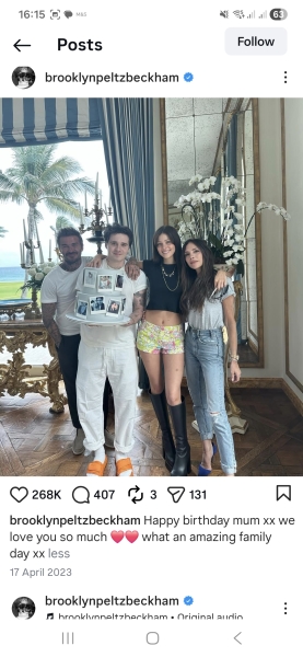 David and Victoria’s press statement