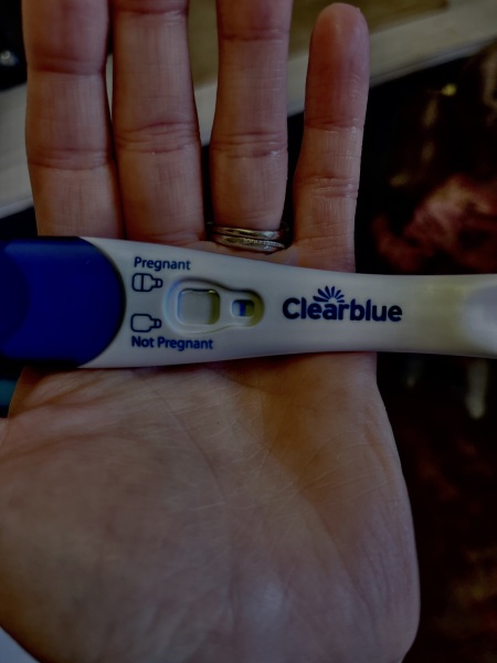 Am I going crazy or is this a faint line?