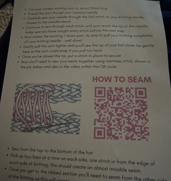 Tips for taking up knitting