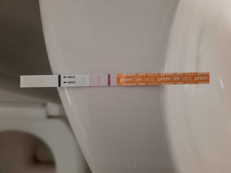 Faint line after negatives days prior chemical miscarriage