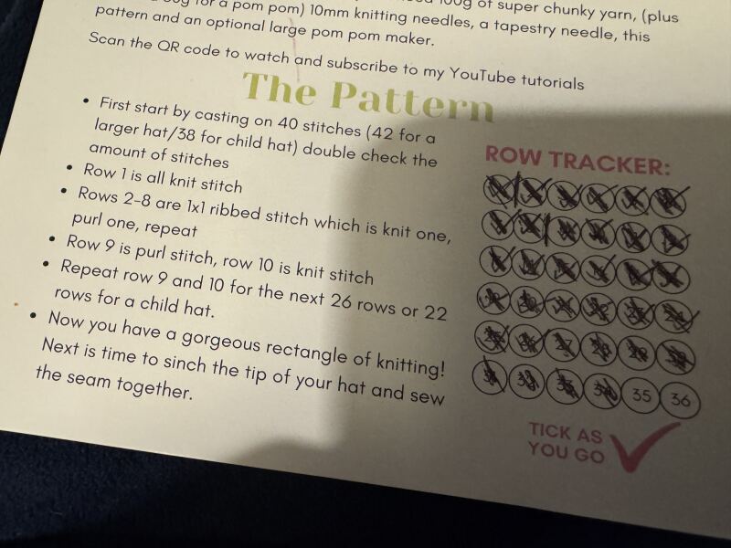 Tips for taking up knitting