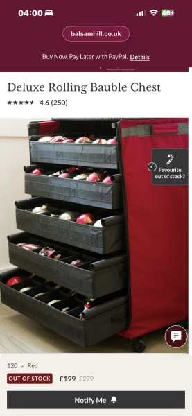 Christmas decoration storage