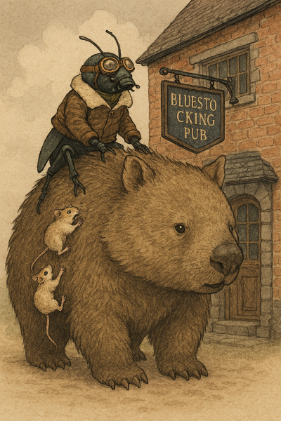 The Bluestocking - your local women's pub, warm, friendly, and not at all unusual in any way.