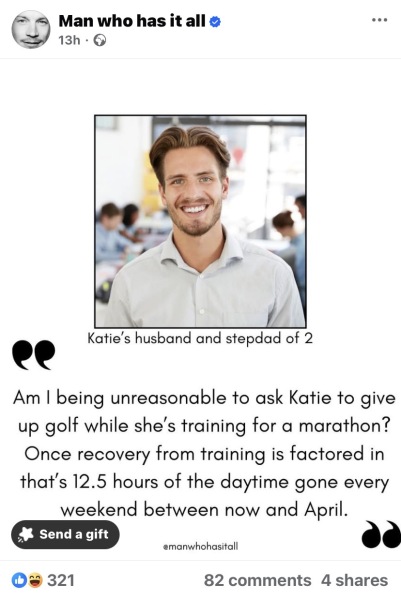 ‘Man who has it all’ (FB page)