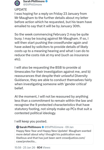 GLP are going after Sarah Philmore and are going to lose