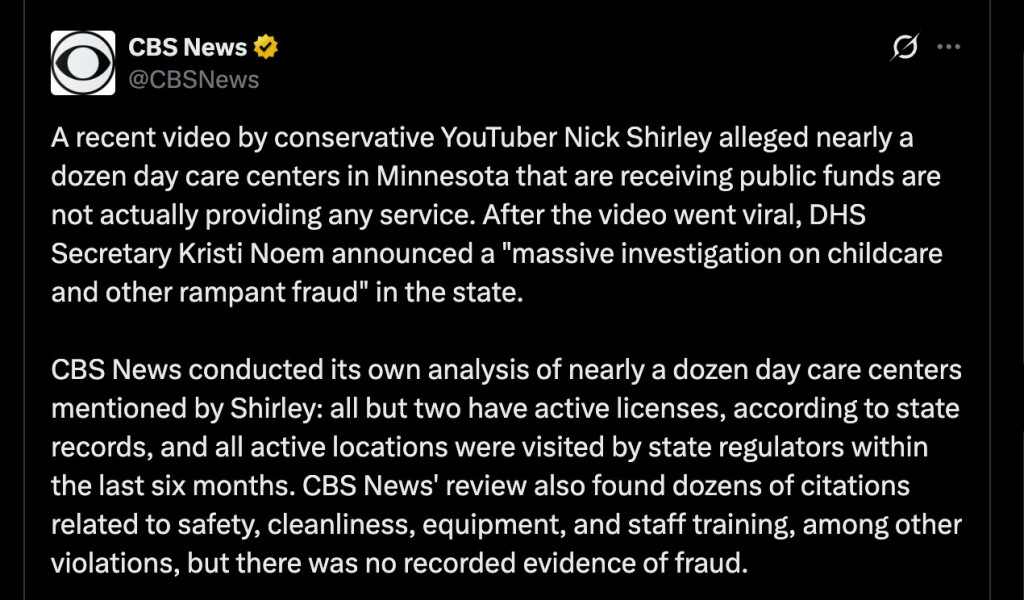 Anyone else following this Minneapolis daycare potential fraud story playing out in America?