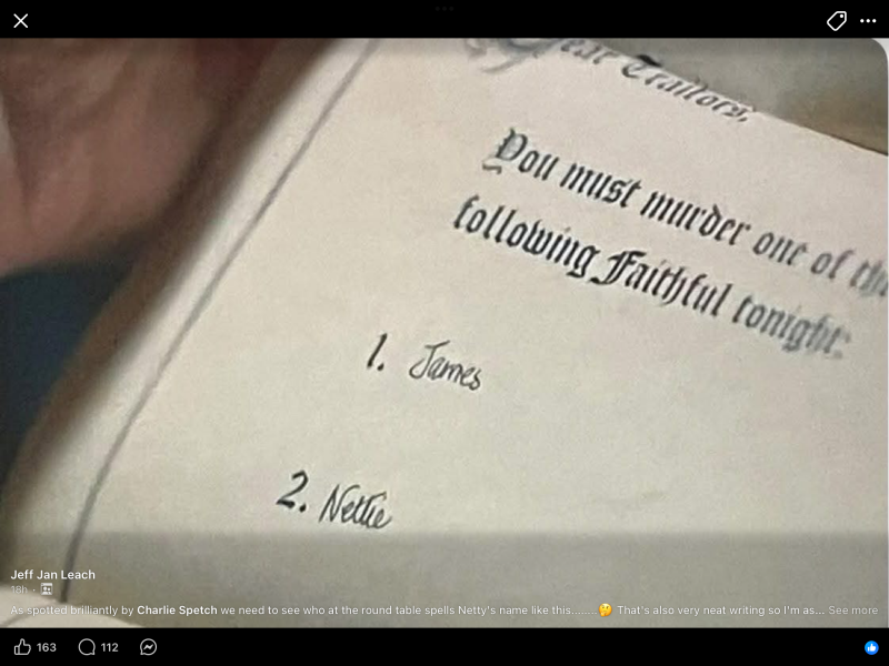 Traitors 2026 - New Years Day