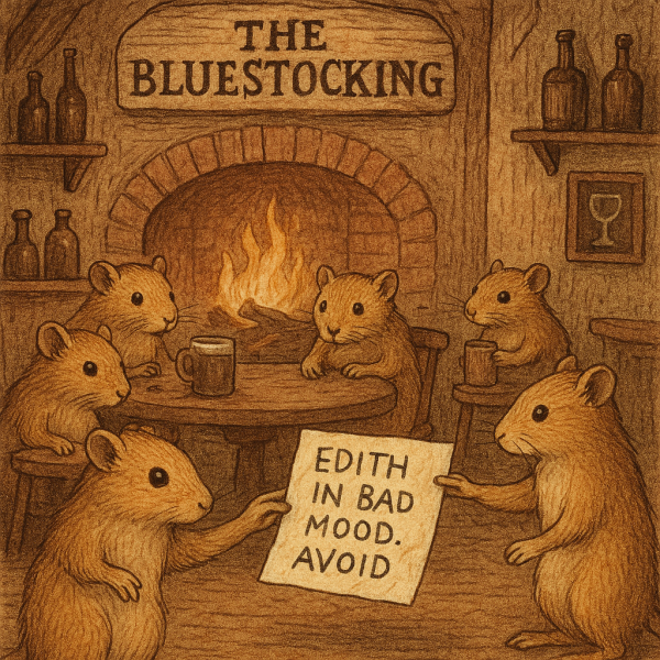 The Bluestocking - your local women's pub, warm, friendly, and not at all unusual in any way.