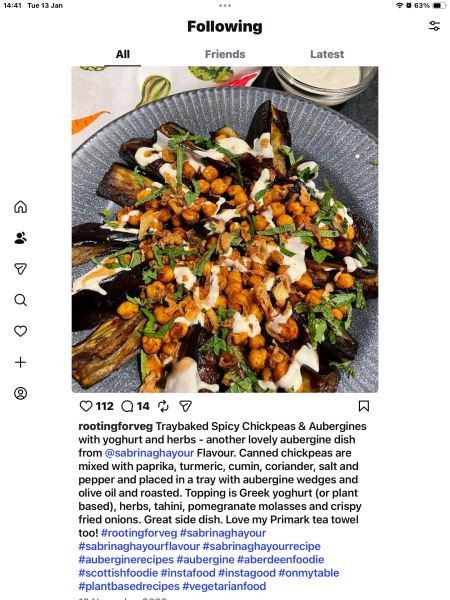 Favorite vegetarian and vegan dishes