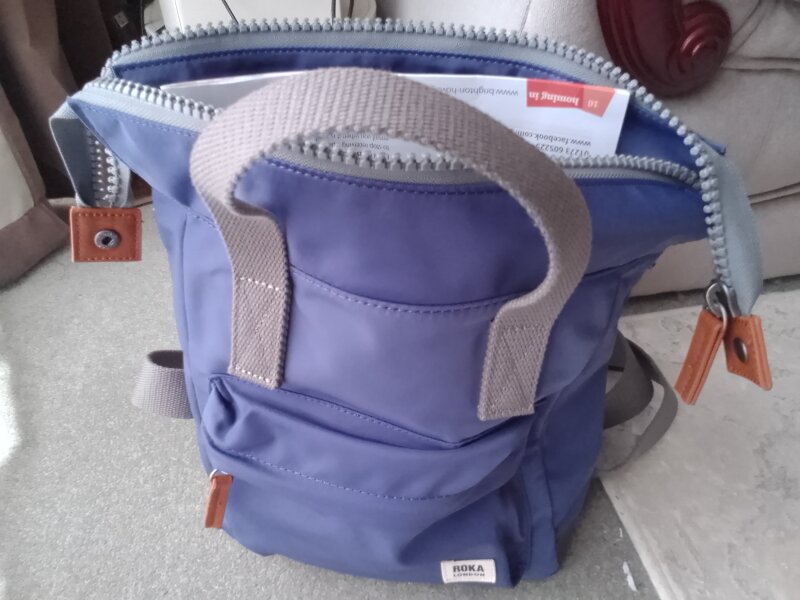 Roka backpack - A4 notebook in the small sizes?