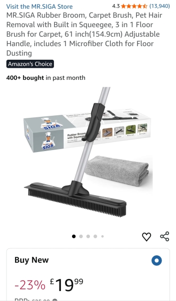 2026 is the year I get to grips with dog hairs .