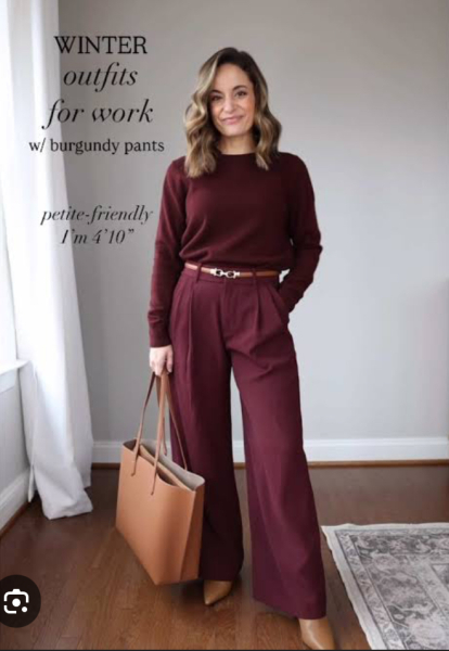 Help short and fat me find a business/business casual outfit