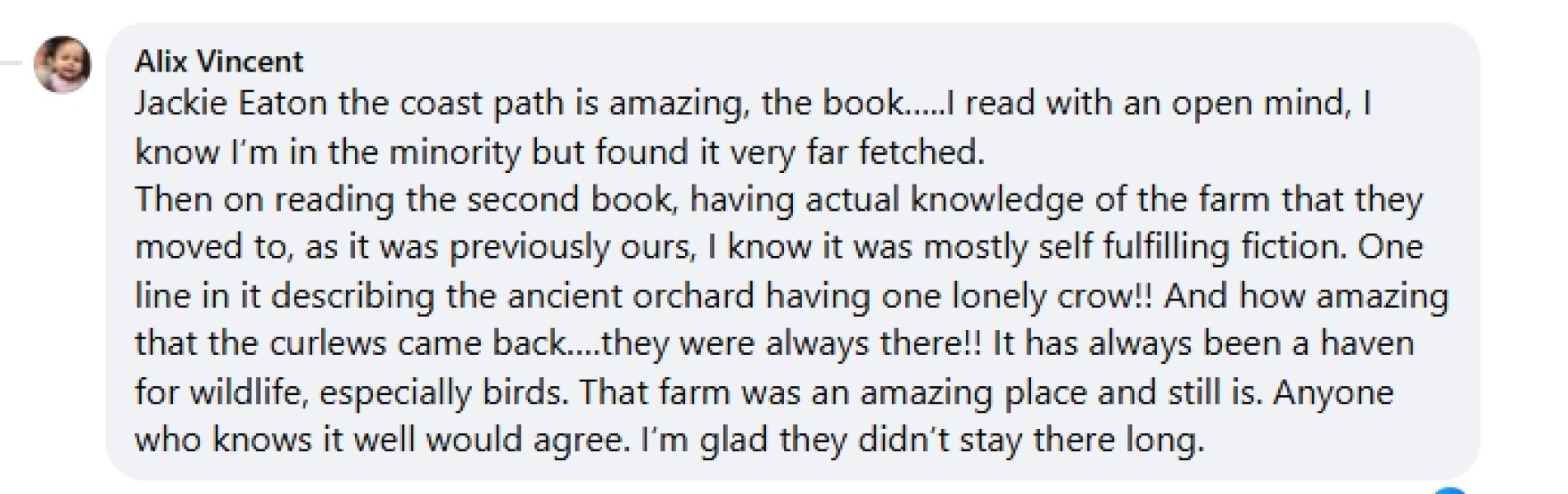 Thread 23 : To feel disappointed - and now disgusted too - after reading this in The Observer about the author and her husband from The Salt Path book and film?