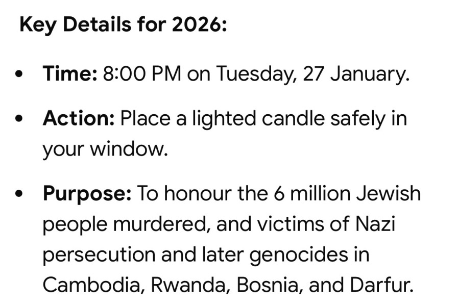 I hope you can light a candle tonight