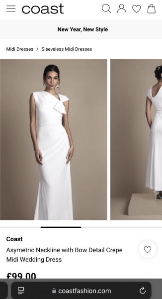 Registry office wedding dress