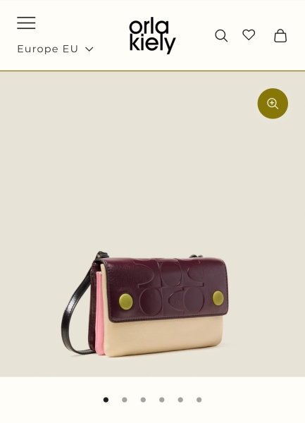 Slouchy leather crossbody every day bag