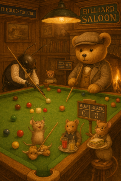 The Bluestocking - your local women's pub, warm, friendly, and not at all unusual in any way.