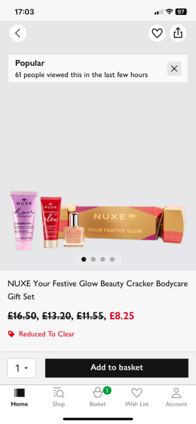 Christmas bargain prequel thread 1