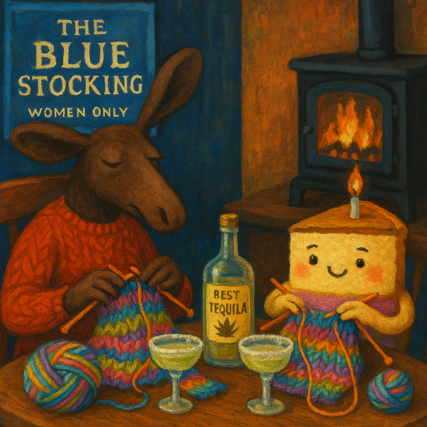 The Bluestocking Women’s Pub: definitely full of ludicrous halfwits who refuse to get a grip (with unionised gerbils)