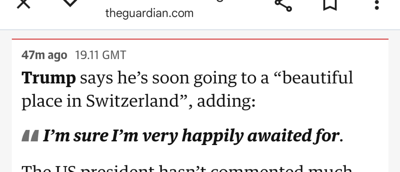 Who are they kidding? It's Oil, Oil, Oil, baby - Trump Thread #152